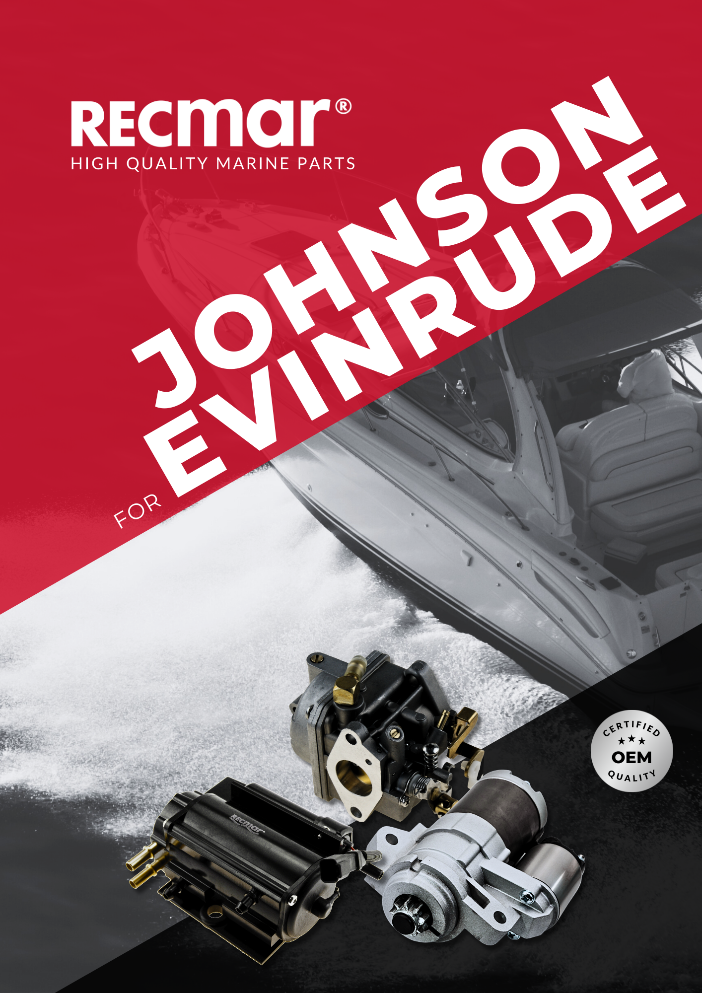Catalog: Certified engineering in compatible spare parts for Johnson Evinrude outboard engines