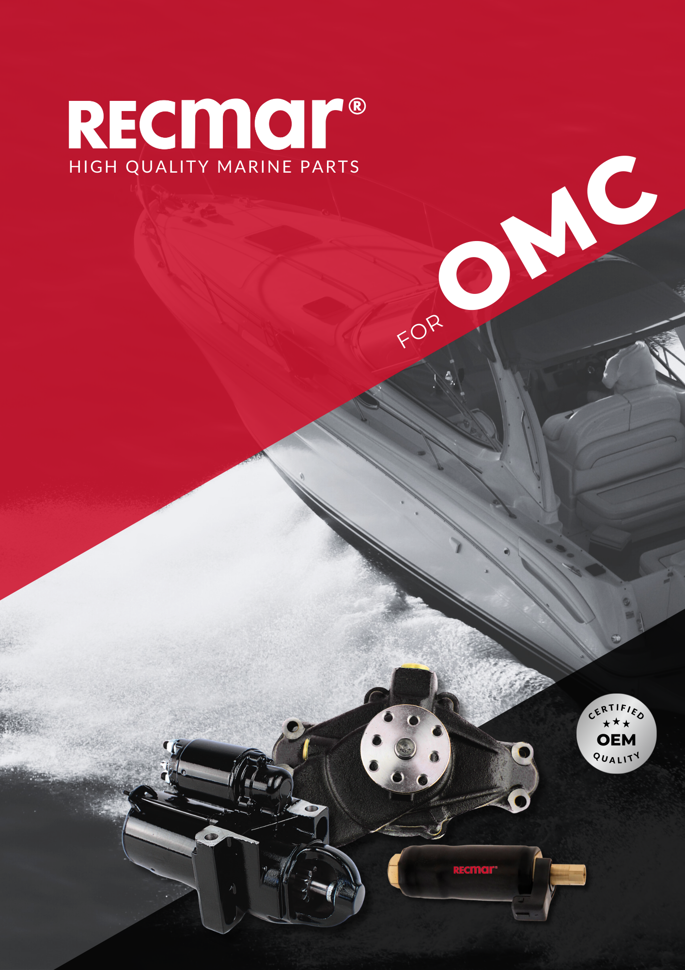 Catalog: Compatible parts for OMC Cobra legacy sterndrives with certified engineering and reliability